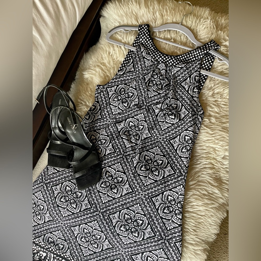 WHBM Black & White Dress size XS